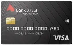 Find out more about the Bank Alfalah Visa Platinum credit card quickly here