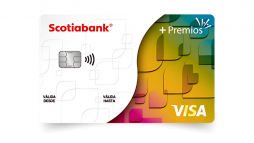 Scotiabank Visa Clásica +Premios – recompensas, control y protección