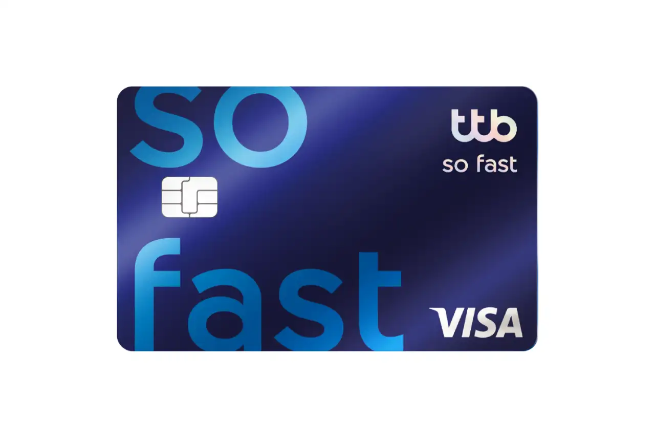รับคะแนนสะสมเร็วและแลกรางวัลทันใจด้วยบัตรเครดิต TTB So Fast