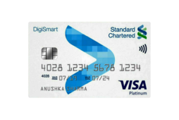 स्मार्ट बचत प्राप्त करें Standard Chartered DigiSmart क्रेडिट कार्ड के साथ