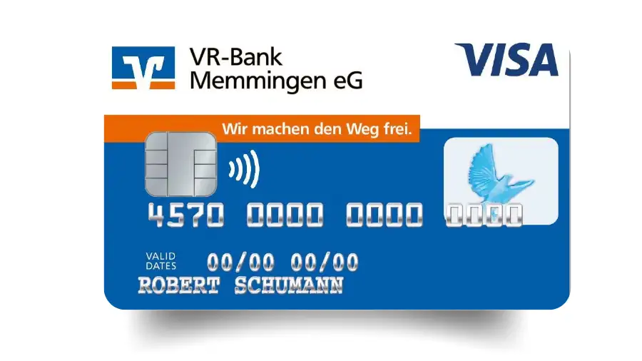 VR Classic Card: kreditkarte auf reisen