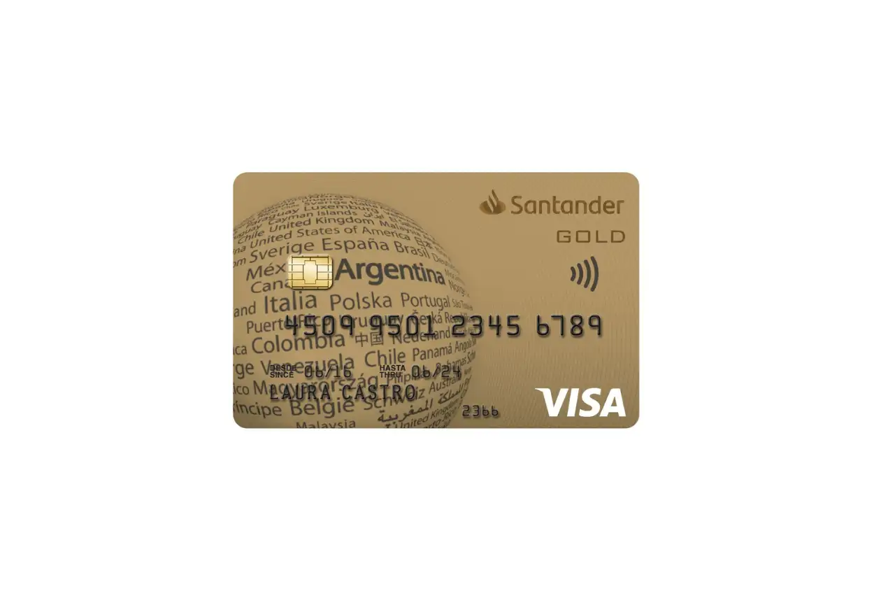Tarjeta Santander Visa Gold: Todo lo que necesitás para empezar