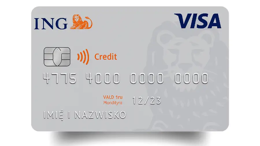 Jak zdobyć ING Kartę kredytową Visa krok po kroku z kanapy w domu