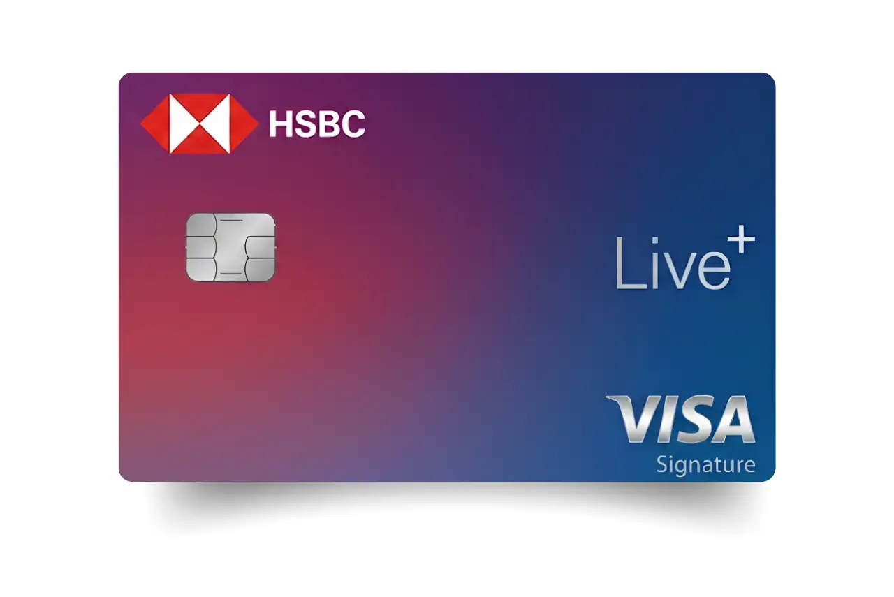 HSBC Live+ credit card: earn cashback on dining, shopping and entertainment