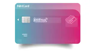 NH농협 올바른 FLEX 카드, 생활 할인 중심 신용카드 추천