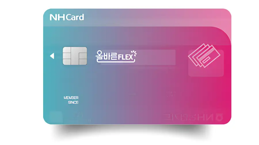 NH농협 올바른 FLEX 카드, 생활 할인 중심 신용카드 추천