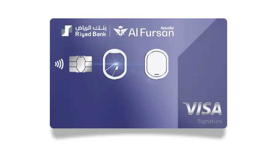 بطاقة بنك الرياض الفرسان سيغنتشر: بطاقة ائتمان Visa لكسب أميال الفرسان والسفر