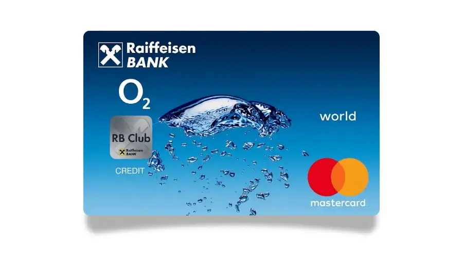 Raiffeisenbank O2 RB karta: kreditní karta s odměnami a limitem až 500 000 Kč pro vás