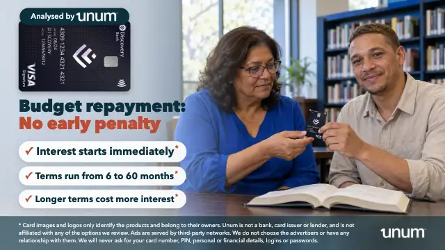 Discovery Bank Black Credit Card Account