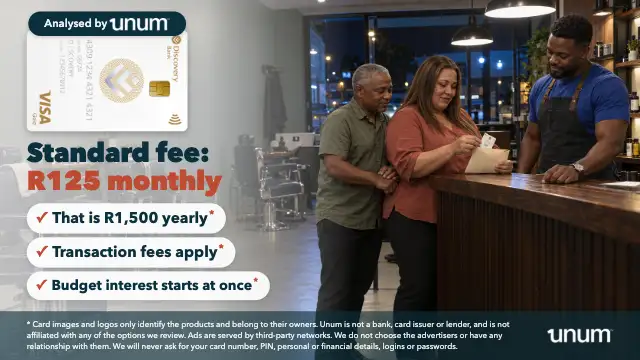 Discovery Bank Gold Credit Card Account