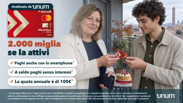 UniCreditCard Flexia Gold Miles & More